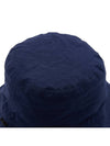 Cotton Reversible Bucket Hat Navy - BARBOUR - BALAAN 11