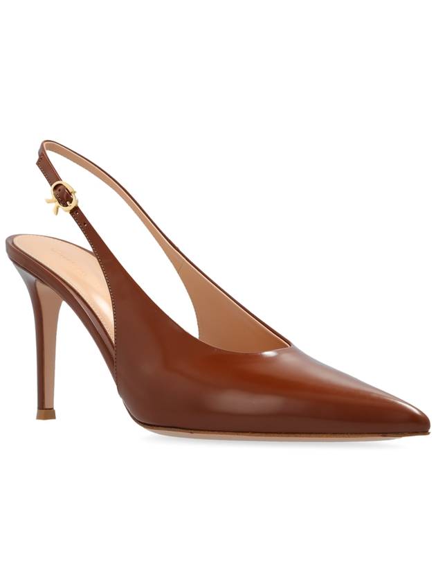 Gianvito Rossi Heeled Shoes 'Robbie', Women's, Brown - GIANVITO ROSSI - BALAAN 4