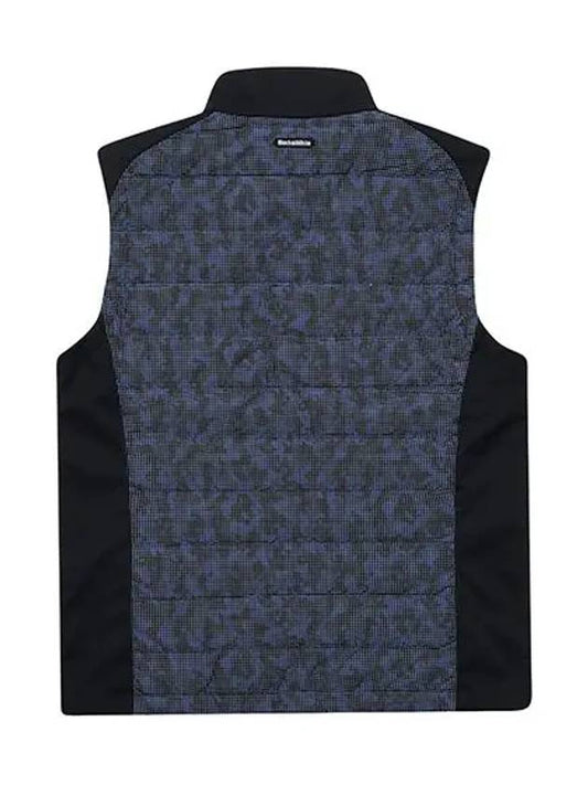 Camo print lightweight down vest 1000GDVA NAVY - BLACK&WHITE - BALAAN 2