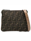 After FF Jacquard Cross Bag Brown - FENDI - BALAAN 2