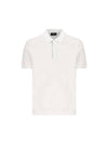 Piqué Polo Shirt White - FENDI - BALAAN 1