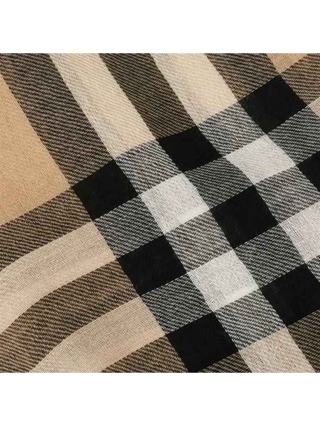 Vintage Check Wool Scarf Archive Beige - BURBERRY - BALAAN 7