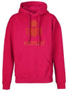 Mansel Velor Logo Hoodie Pink - ISABEL MARANT - BALAAN 2