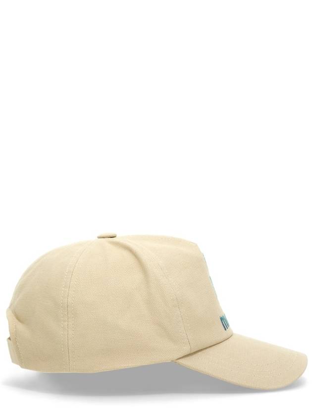 Tyron Embroidered Logo Ball Cap Ecru - ISABEL MARANT - BALAAN 3