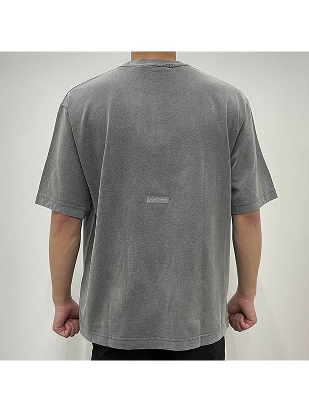 Back Logo Patch Crew Neck Short Sleeve T-Shirt Faded Black - ACNE STUDIOS - BALAAN 6