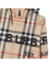 Men's Horseferry Print Check Hoodie Zip-up Beige - BURBERRY - BALAAN 6