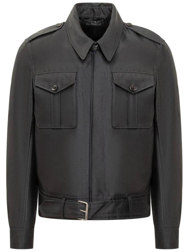 Jacket OBS031FMW027S24 LB999 BLACK - TOM FORD - BALAAN 2