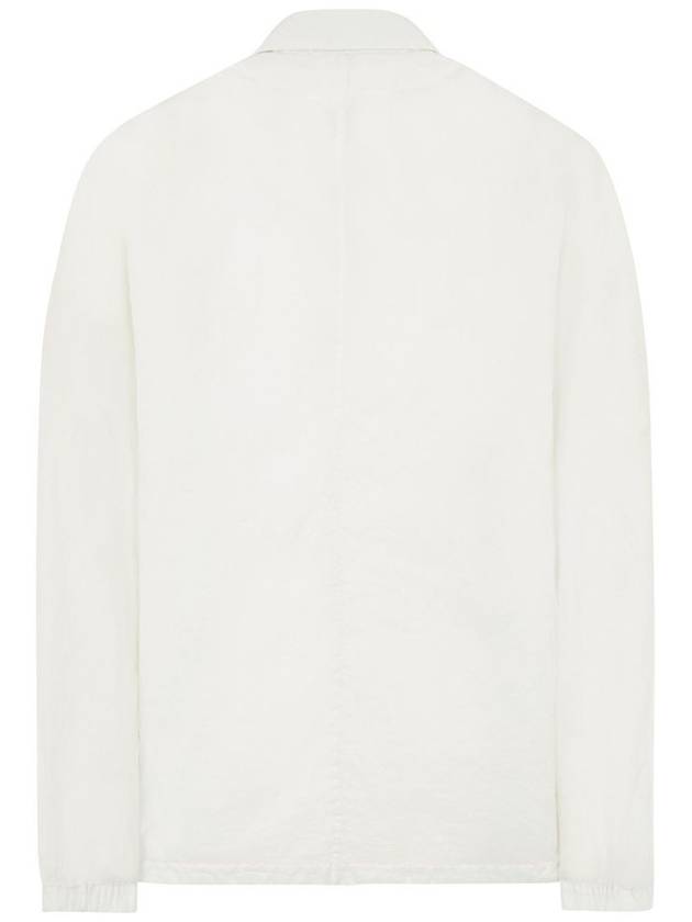 Lamy Button Pocket Long Sleeve Shirt White - STONE ISLAND - BALAAN 3