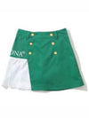 Golf Allure Asymmetry MLW 3A AE05 GREEN Women s Mini Skirt - MARK & LONA - BALAAN 2