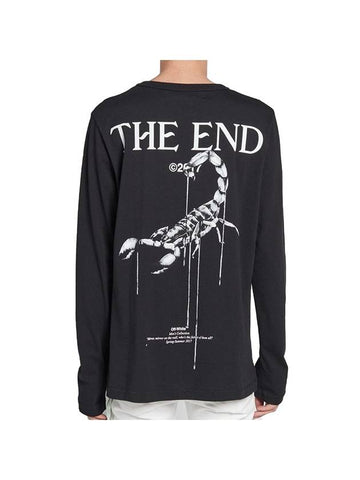 Scorpio Long Sleeve T-Shirt Black - OFF WHITE - BALAAN 1