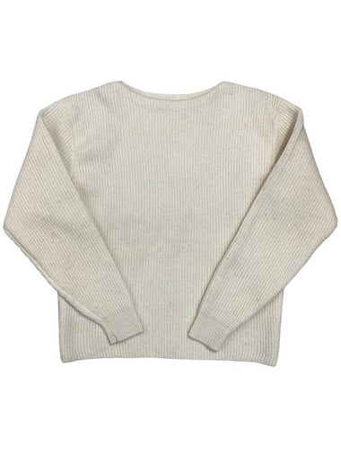 Milled French Merino Rib Boat Neck Knit - AURALEE - BALAAN 1