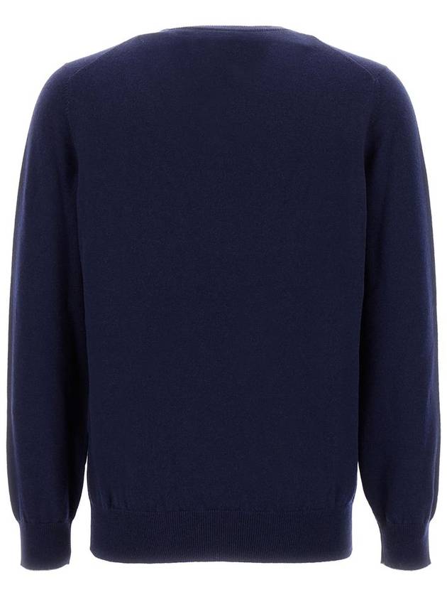 Men's Cashmere Knit Top Navy - BRUNELLO CUCINELLI - BALAAN 3