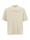 Eternal Cotton Short Sleeve T-Shirt Beige - FEAR OF GOD - BALAAN 1