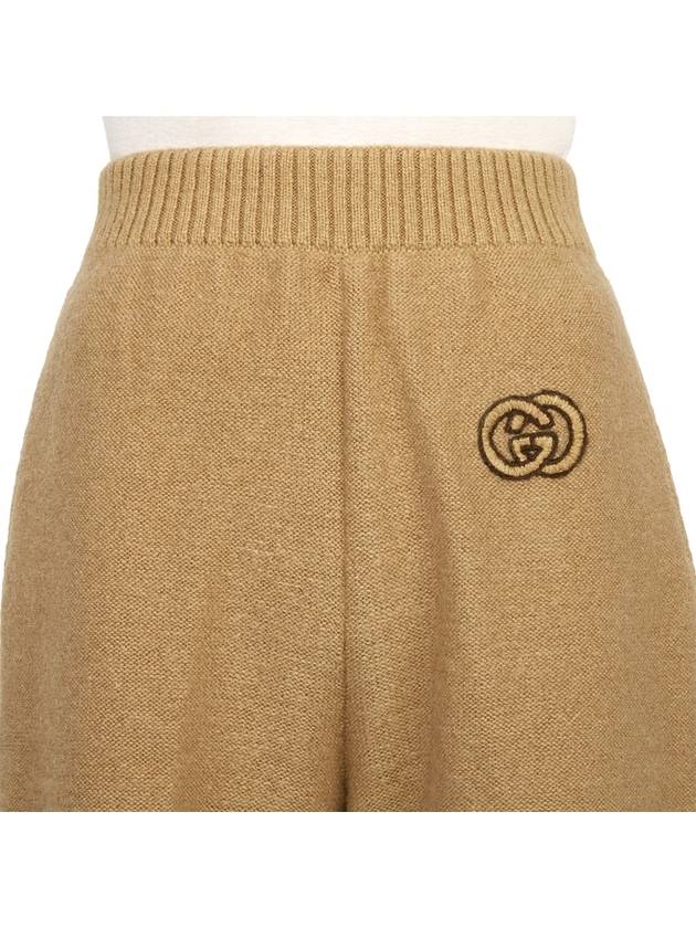 Interlocking GG Logo Shorts Camel - GUCCI - BALAAN 7