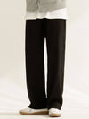 Unisex Bern Banding Wide Pants Black - UNLIKELOOK - BALAAN 1