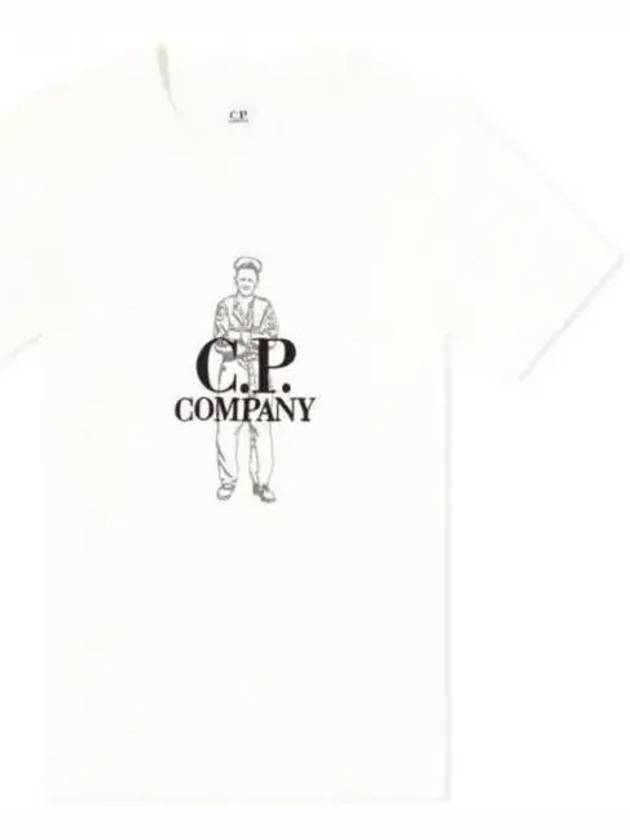 1020 Jersey British Sailor T shirt 16CMTS302A 006057O 103 Jersey British Sailor T-shirt - CP COMPANY - BALAAN 2