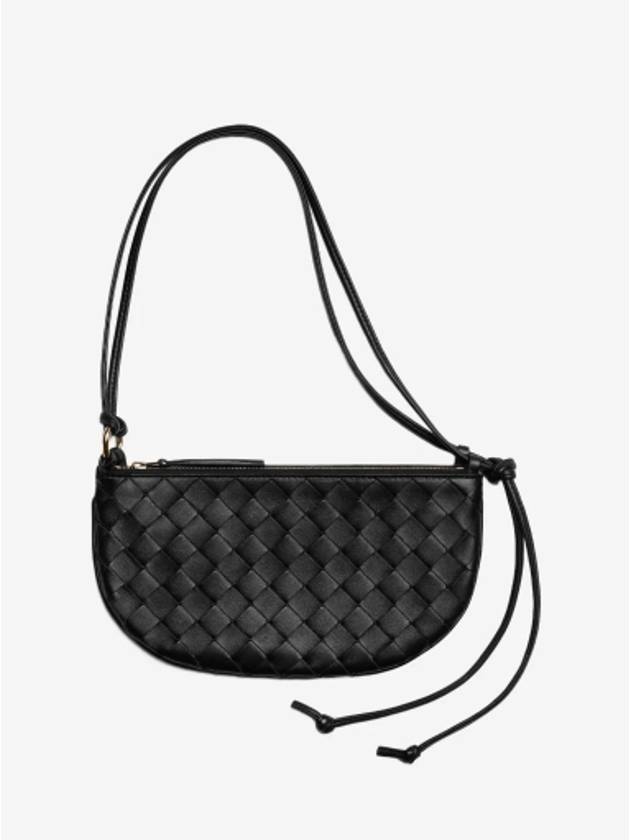 Intrecciato Shoulder Bag Black - BOTTEGA VENETA - BALAAN 2