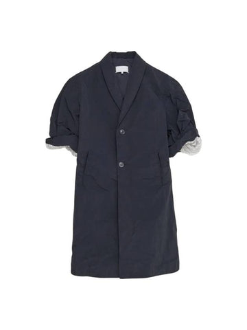 Hard Nylon Trench Coat Black - MAISON MARGIELA - BALAAN 1