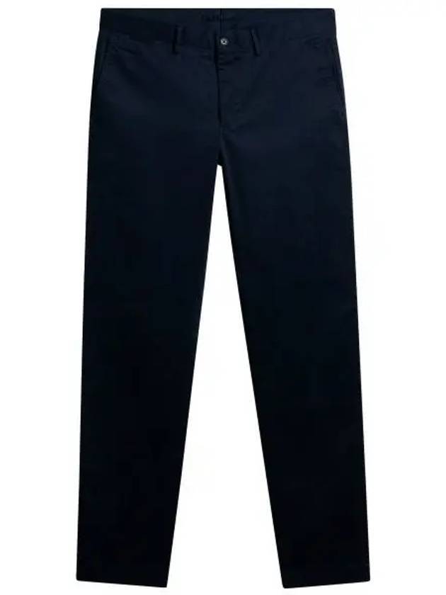 Chaze Cloud Satin Straight Pants Navy - J.LINDEBERG - BALAAN 1