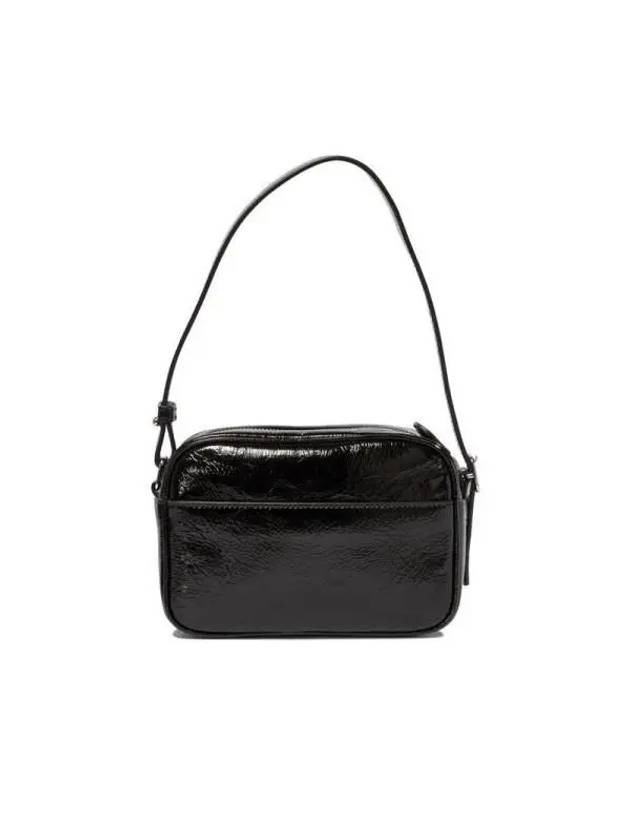 Reedition Logo Patch Cross Bag Black - COURREGES - BALAAN 4