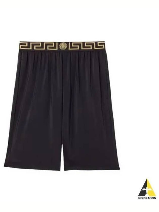 Bermuda Greek short pants black 1003754 1A02555 - VERSACE - BALAAN 1