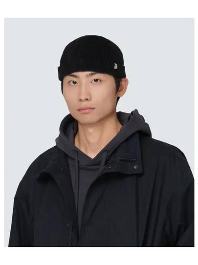 Corduroy Watch Beanie Black - SNOW PEAK - BALAAN 2