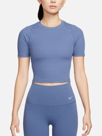 Crop T shirt FN7468 491 Royal Blue S M Asian Fit - NIKE - BALAAN 1