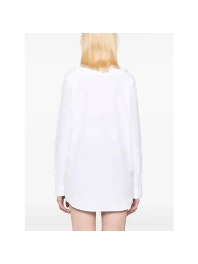 Point collar cotton shirt MK1818SOOO10RG F0009 - MIU MIU - BALAAN 3