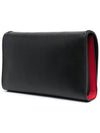 Logo Story Leather Chain Clutch Bag Black - ALEXANDER MCQUEEN - BALAAN 4