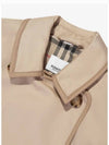 Kids Double Breasted Trench Coat Beige - BURBERRY - BALAAN 4