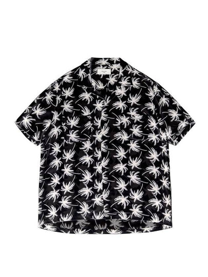 Hawaian Shirt PalmTree Black - ROLLING STUDIOS - BALAAN 2