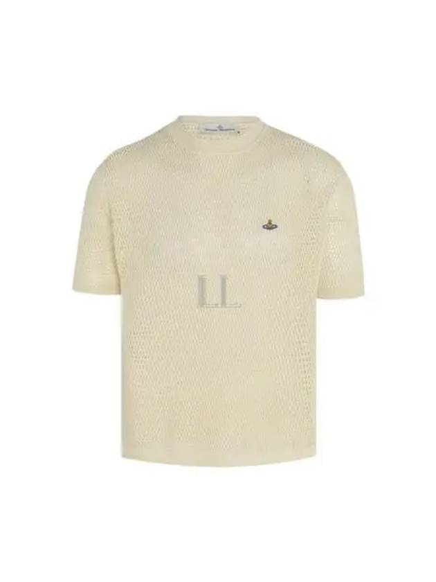 Julian Cotton Knit Top T-Shirt Ivory - VIVIENNE WESTWOOD - BALAAN 2