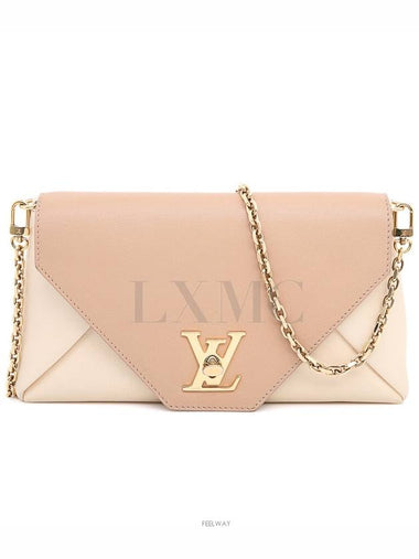 M54799 Love Note Two tone Gold Rock Me Shoulder Bag Chain Cross - LOUIS VUITTON - BALAAN 1