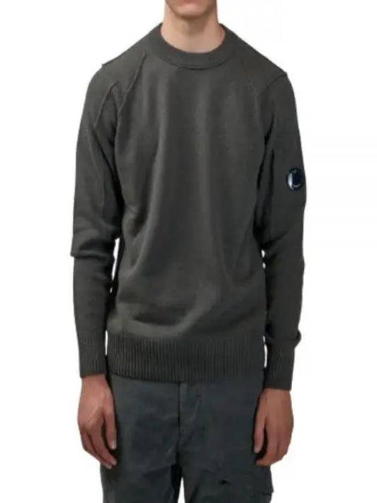 Lambswool crew neck knit - CP COMPANY - BALAAN 2