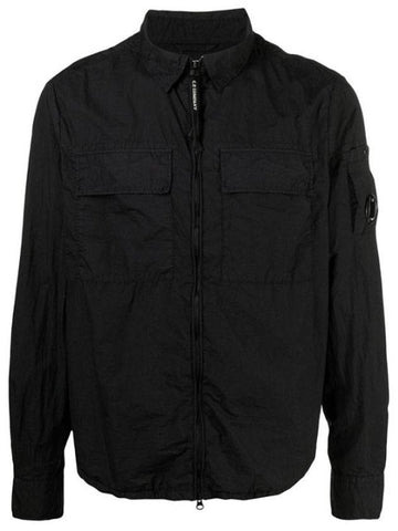 Taylon L Zip-Up Jacket Navy - CP COMPANY - BALAAN 1