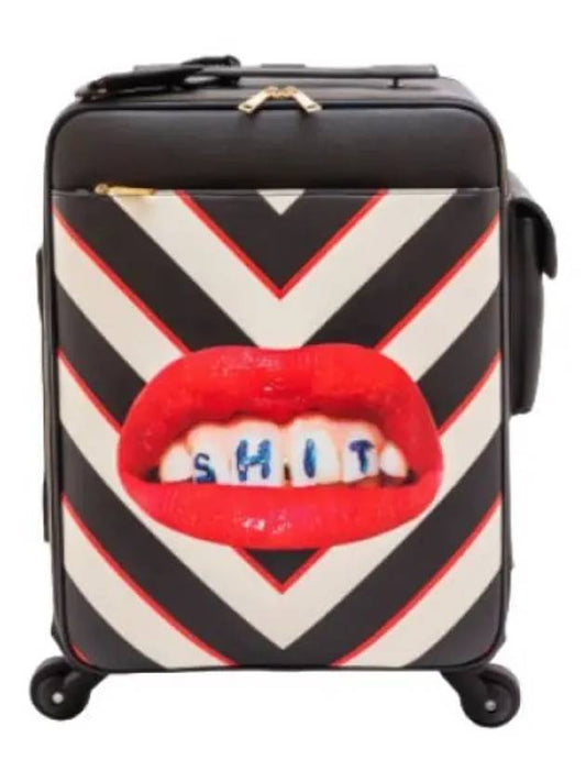 trolley stripe suitcase carrier - SELETTI - BALAAN 1