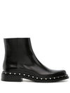 Rockstud Ankle Boots Black - VALENTINO - BALAAN 2