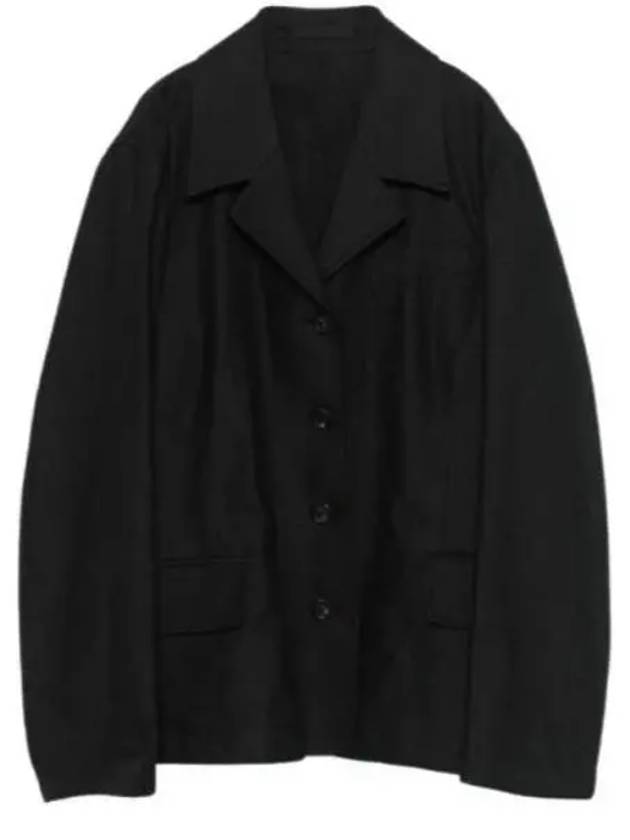 Sweep Draping Canvas Jacket Black - OUR LEGACY - BALAAN 2