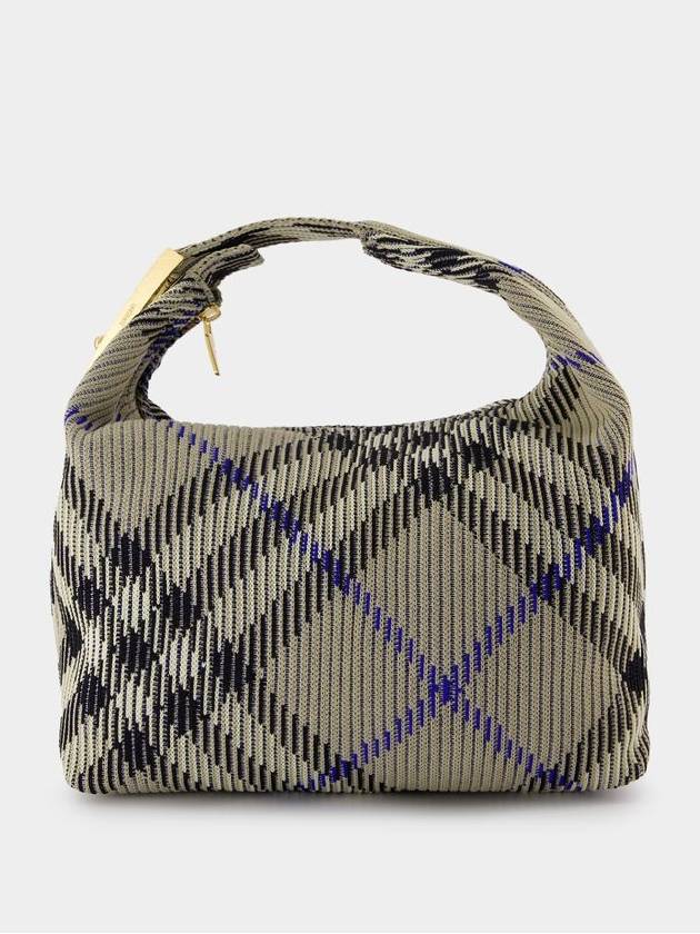 Peg Duffel Check Medium Tote Bag Lichen - BURBERRY - BALAAN 2