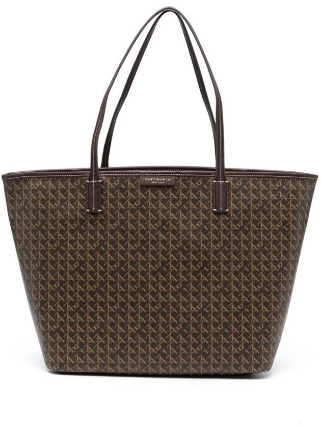 Ever Ready Zipper Tote Bag Brown - TORY BURCH - BALAAN 1