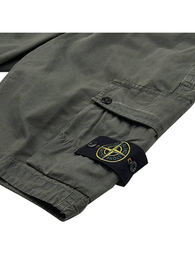 Cargo Bermuda Shorts Green - STONE ISLAND - BALAAN 5