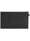 Cassandre Matelasse Large Zipped Clutch Bag Black - SAINT LAURENT - BALAAN 4