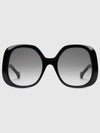 oval frame sunglasses black injection 706989J16911012 - GUCCI - BALAAN 2