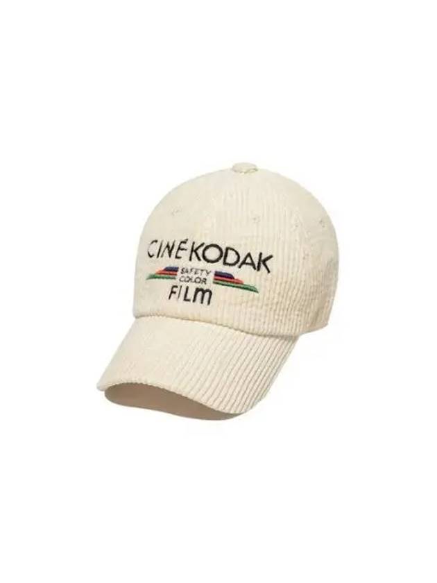 KODAK Apparel Cine Corduroy Ball Cap IVORY - KODO - BALAAN 1