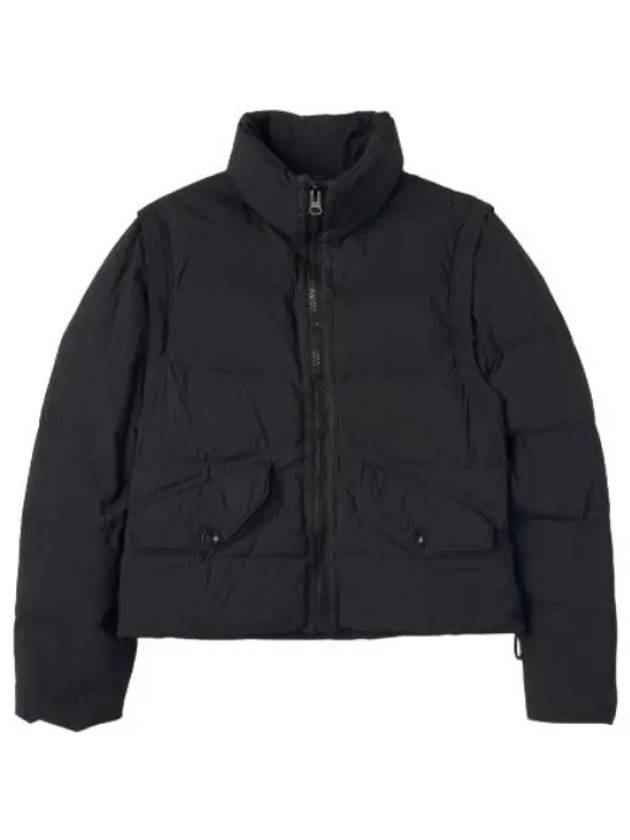 Austral down vest jacket black short padding - TEN C - BALAAN 1