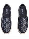 B101 CD Diamond Canvas Smooth Calfskin Sneakers Navy - DIOR - BALAAN 2