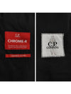 Chrome-R Hooded Over Long Sleeve Shirt Black - CP COMPANY - BALAAN 4