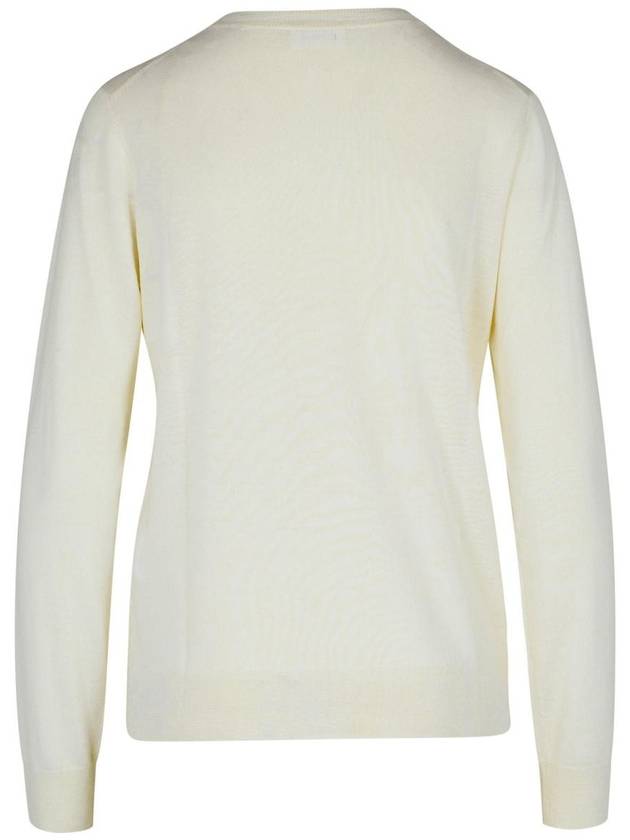 P.A.R.O.S.H. 'Sap' Cream Wool Blend Cardigan - P.A.R.O.S.H. - BALAAN 3