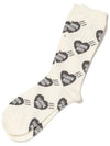 Heart socks gray HM28GD062 - HUMAN MADE - BALAAN 3