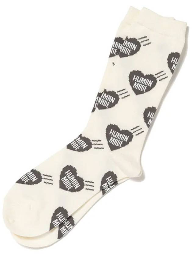 Heart socks gray HM28GD062 - HUMAN MADE - BALAAN 3